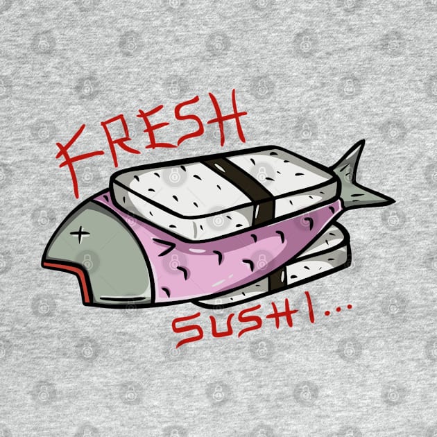 Real fresh sushi by RiyanRizqi